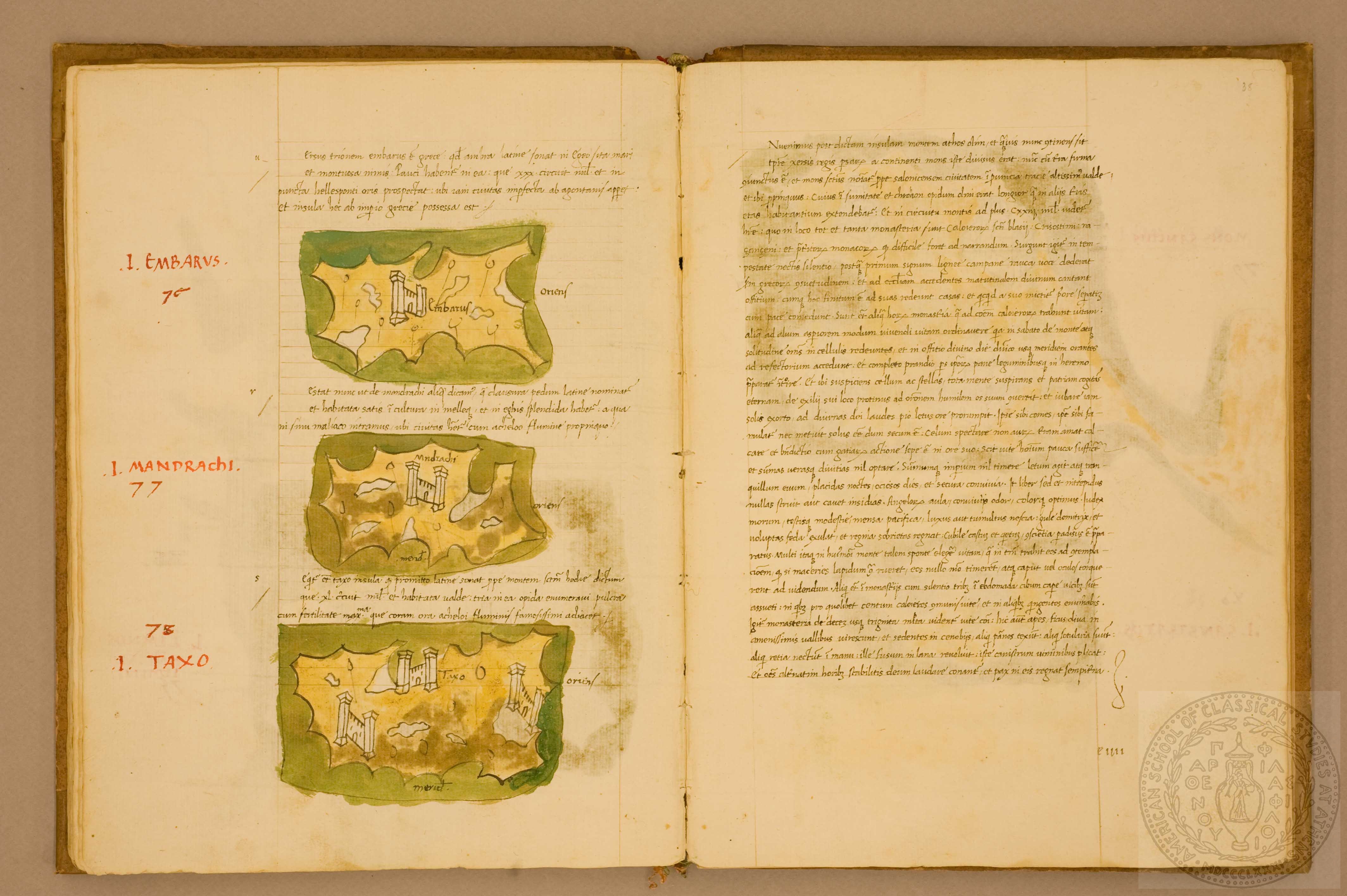 Embarus, Mandrachi, Taxo